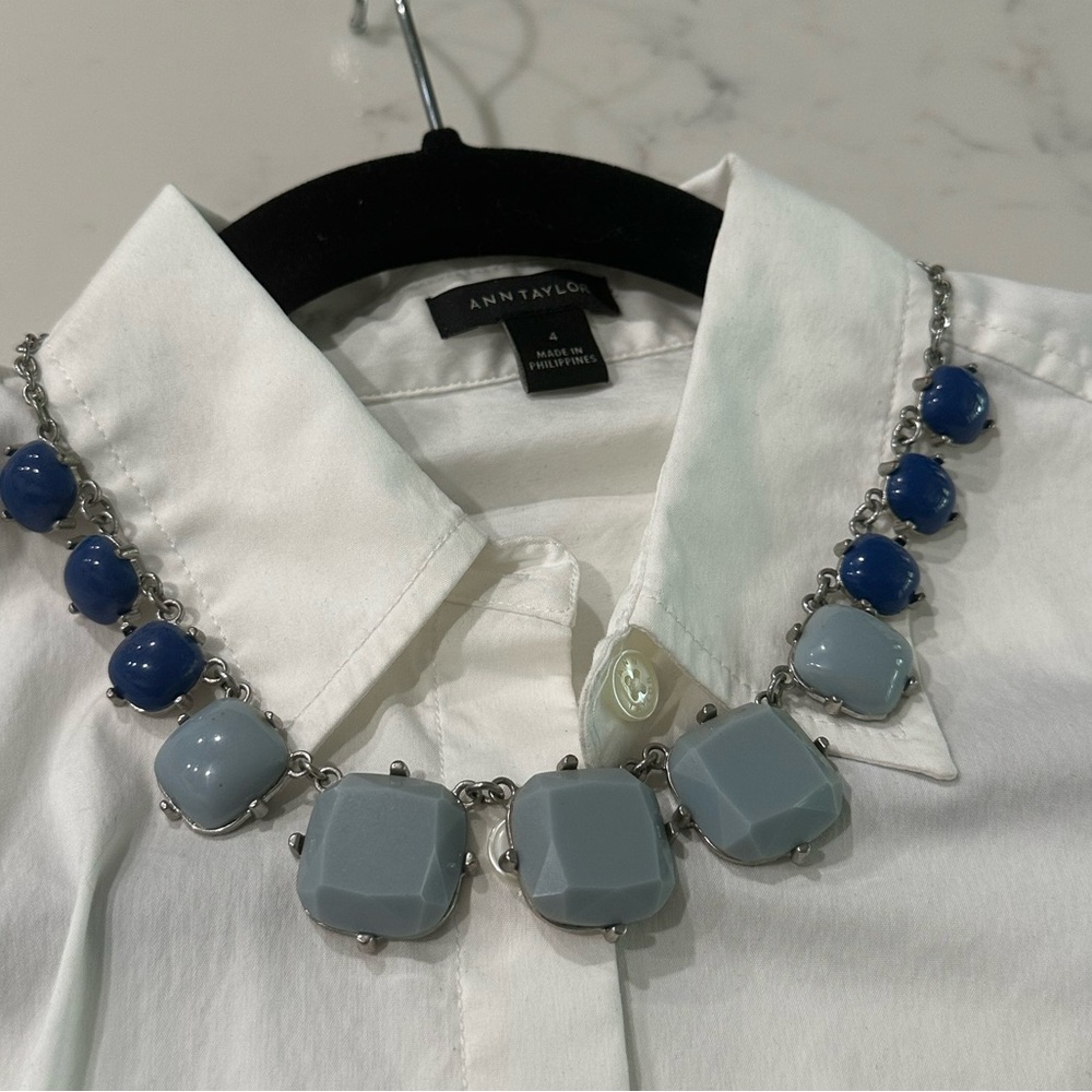silver necklace